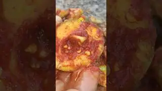 &ldquo;Ek bite&hellip; aur addiction start!&rdquo; 😍#rawmango #viralshorts #spicysnack#yumnifoods
