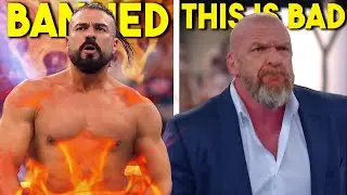 WWE BANS Andrade ONE YEAR...WWE IS FINISHED...Condolences To Sheamus...Wrestling News