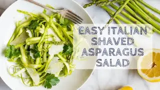 Easy Shaved Asparagus Salad