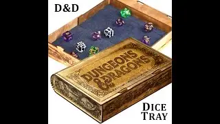 Dice Tray DnD из натурального дерева - Супер удачная конструкция, почему?