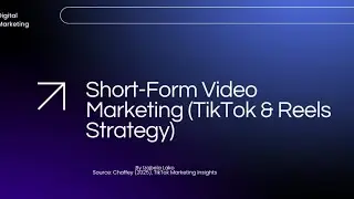 Short-Form Video Marketing (TikTok & Reels)