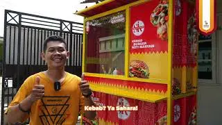 Tingkatkan Omzet Dengan Tampilan Gerobak Kebab Terbaik | Sakyira Kebab | Bedah Gerobak dari Sahara