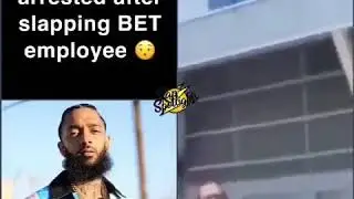 Nipsey hustle slaps employee at bet awards 😱😢 #ripnipsey