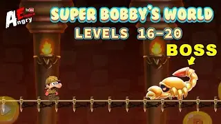 Super Bobby's World - Levels 16-20 + BOSS (Gameplay)