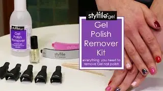 How to remove Gel Nail Polish with - Stylfile Gel Kit