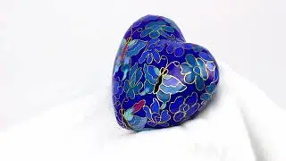 Etienne Butterfly Cremation Keepsake Heart