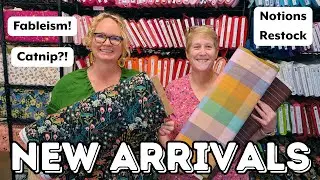New Fabric Finds: Fableism + Catnip! & Restocked Notions