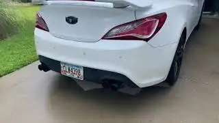Hyundai Genesis coupe 3.8 ultimate ISR cat back race exhaust