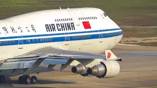 Air China B747-400 form Shenzhen To Beijing B-2447 Age28 Years 2023新年伊始 傳奇機型波音747-400執飛1314航班起飛