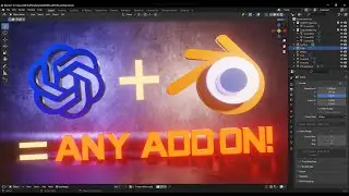 Build Blender Add-On's Using ChatGPT FREE ADDON #blender3d #chatgpt #chatgpttutorial #openai