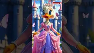 🦆 Princess Duck in a Magical Castle 👑 | Cute Duck Animation | Fairy Tale Animal Shorts 2025