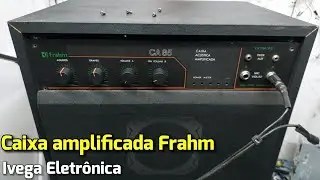 Caixa amplificada com som falhando, análise do defeito