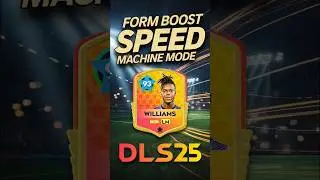 WILLIAMS FORM BOOST = SPEED MACHINE MODE 😱🔥 | DLS 2025 #shorts #football