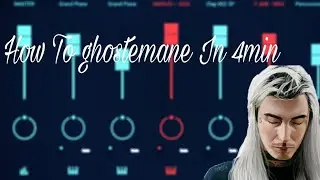How to make ghostemane type beat in 4 min in FL studio mobile || Tutorial #1