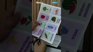 Cetak Flash Card Alfabet pakai Silky Paper, Printer HP580 Smart Tank  #hp523 #hp580