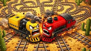 🚂 Головоломка «Поезд-экспресс» (Уровень в пустыне) | Геймплей на Android, Эпизод 547