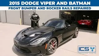 Batman Sends Us His 2015 Dodge Viper for Bumper and Rocker Panels Repaired