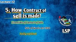 5. Contract of sale How made under Sale of Goods 1930 | LSP | Law Students Platform