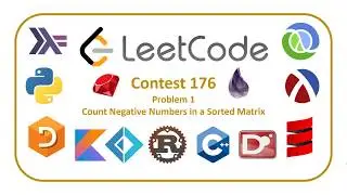 LeetCode 176 Problem 1 - Count Negative Numbers in a Sorted Matrix