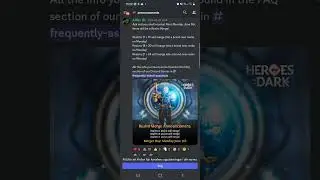 Heroes of the Dark, server merges TODAY! One minute video by LENKEN