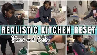 Realistic Kitchen Motivation / Peaceful Home Reset / Kitchen + Living Room 