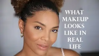 What makeup looks like in real life || Up close