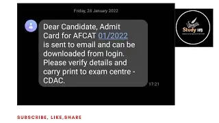 download #afcat admit card 2022