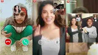 Sunny Ka New Year Call | VMate Sunny leone Contest | VMate Video|