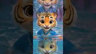 WaterTiger Dance Song #fyp #watertiger #cartoon #kidscartoon #tiktok #kids #cute