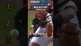 Ranking Craziest Knuckleballs In MLB History #baseball #pitching #mlb #knuckleball #sports #athlete