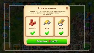 New Community Building Planetarium,Gameplay Level 60