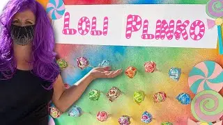 How To Make A Plinko Board Out Of Cardboard Suckers and Tack Strips