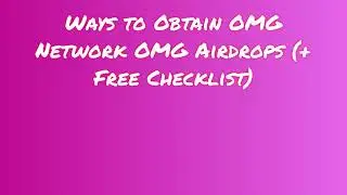 Get Free OMG Network OMG Airdrop  | Learn How to Swap or Sell OMG Network OMG Airdrop