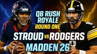 Preview - CJ Stroud vs Aaron Rodgers Preview | NO Passing | QB Rush Royale Round 1 | Madden 26