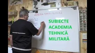 Are Academia Tehnică Militară cel mai greu examen ?