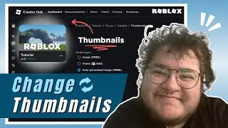 Как изменить миниатюру игры Roblox