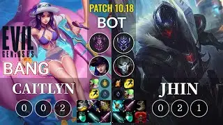EG Bang Caitlyn vs Jhin Bot - KR Patch 10.18