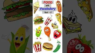 Food Vocabulary | Foods Names | Learn Food Names #shorts #kidsvideo #food