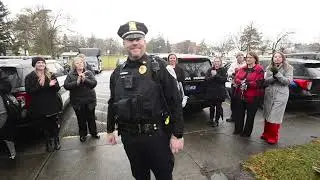 Batavia Police Sgt. Dan Coffey retirement walk out