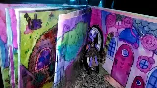 Enchantimals / Энчантималс бумажные куклы с домиками в альбоме часть 3