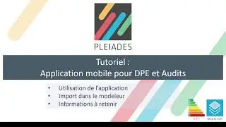 [Nouveaut&eacute;] Application mobile Pleiades Audit DPE
