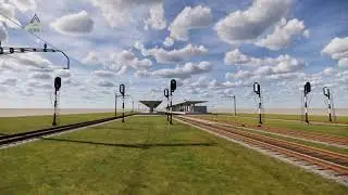4K Cinematic Animation 3D Model - Train Station