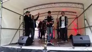 Hip-Hop Show bei der Fete de la Musique 2015 in Hannover am Georgplatz