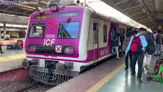 Dadar CR Mumbai Local Train Arrival and Departure Back To Back ll Mumbai Local Train 