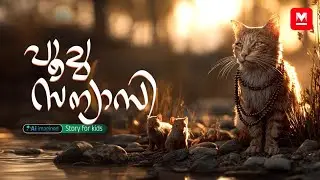 പൂച്ച സന്യാസി!| Poocha Sanyasi | Cat Story | Cat and Mouse | Malayalam Cartoon Story for Kids | MKid