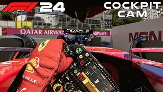 F1 24 Gameplay - Ultra Graphics Cockpit Cam | Monaco Race | Ferrari | Charles Leclerc