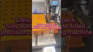 Lithium battery automatic single sided spot welding machine #18650 #lithiumbattery #spotwelding