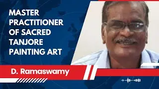 Damodara Ramaswamy | Master Practitioner of Sacred Tanjore Painting Art | Genius Book of Records