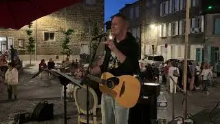 La Montagne par Julien Chardon , dans le cadre des concert un amour d'&eacute;t&eacute; de la mairie de Langeac