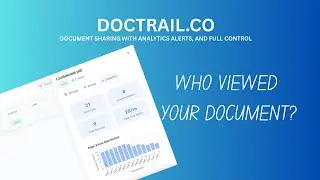 DocTrail.co - Share files with full control, analytics and alerts!